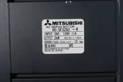 USED MITSUBISHI HC-SFS202-K