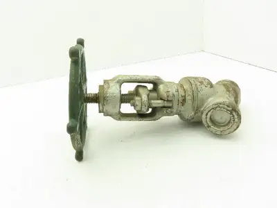 Edward F3626 Univalve Y-Pattern Manual Globe Valve 3/4" Socket F22 Steel 4200CWP