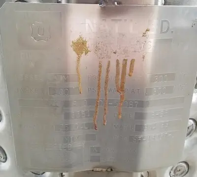 Tank, 25 Gallon, S/st, Walker Stainless, Jkt, FT/DB, #S742726