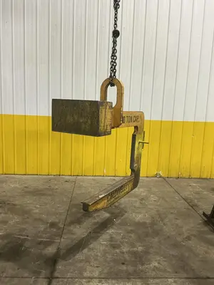 10 TON X 48" CALDWELL MODEL #82-10-48 COIL LIFT C HOOK: YOBRO #25228