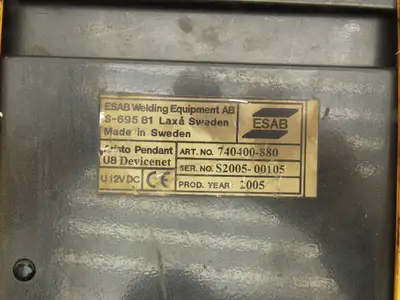 ESAB 740400-880 Welding Aristo Pendant Controller U8 Devicenet Weld Monitor