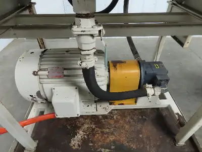 Anson Industries 10 Ton Hydraulic C Frame Press 100 gallon 20hp Power Unit 12"