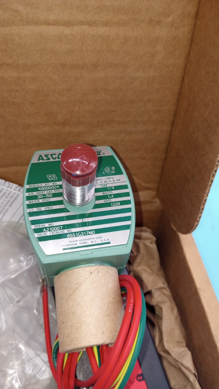 NEW ASCO 8551B417 M0