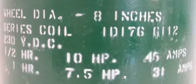 NEW GENERAL ELECTRIC 1D176-G112 BRAKE COIL 1D176G112