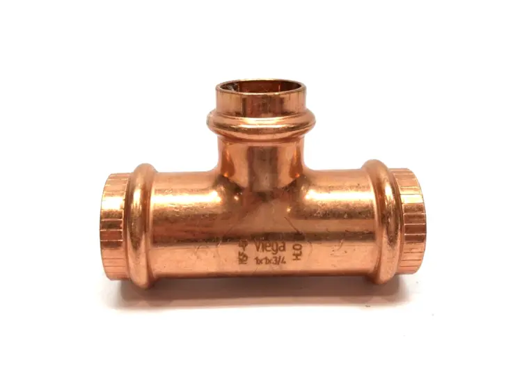 New | in-Stock Viega Propress TEE, 1"x1"x3/4", CxCxC Plumbing Equipment Michigan US | Maverick Industrial Sales #1396960