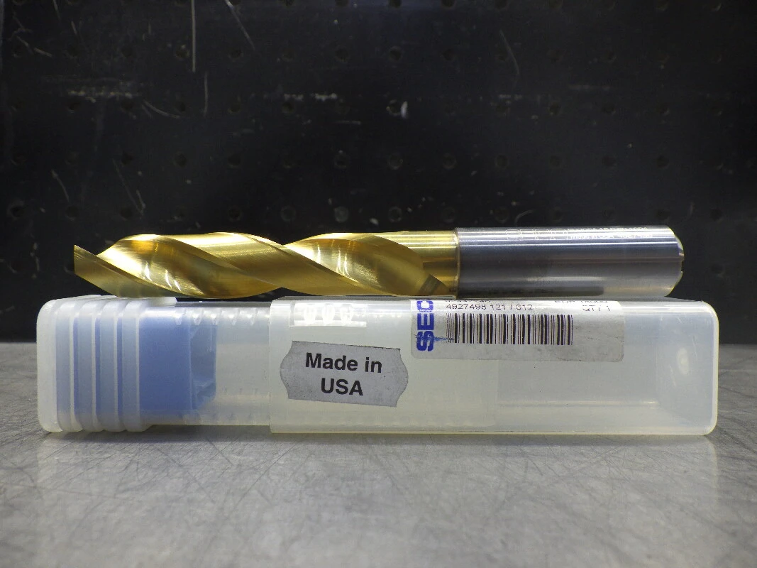 SECO 15mm Coolant Thru Carbide Drill 16mm SD205A-15.0-60-16R1 (LOC570)