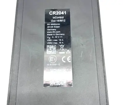 New | in-Stock IFM IOCONTROL OUT 16/M12, OUTPUT MODULE FOR MOBILE MACHINES PLC Input & Output | Maverick Industrial Sales #1120177