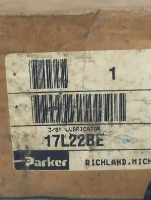 New | in-Stock PARKER 17L22BE Lubrication Equipment Ohio US | Surplus Asset Holdings #1403114