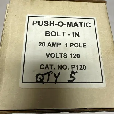 Used PUSHMATIC P120 Miscellaneous Equipment (Electrical & Power) Ohio US | Surplus Asset Holdings #1239653