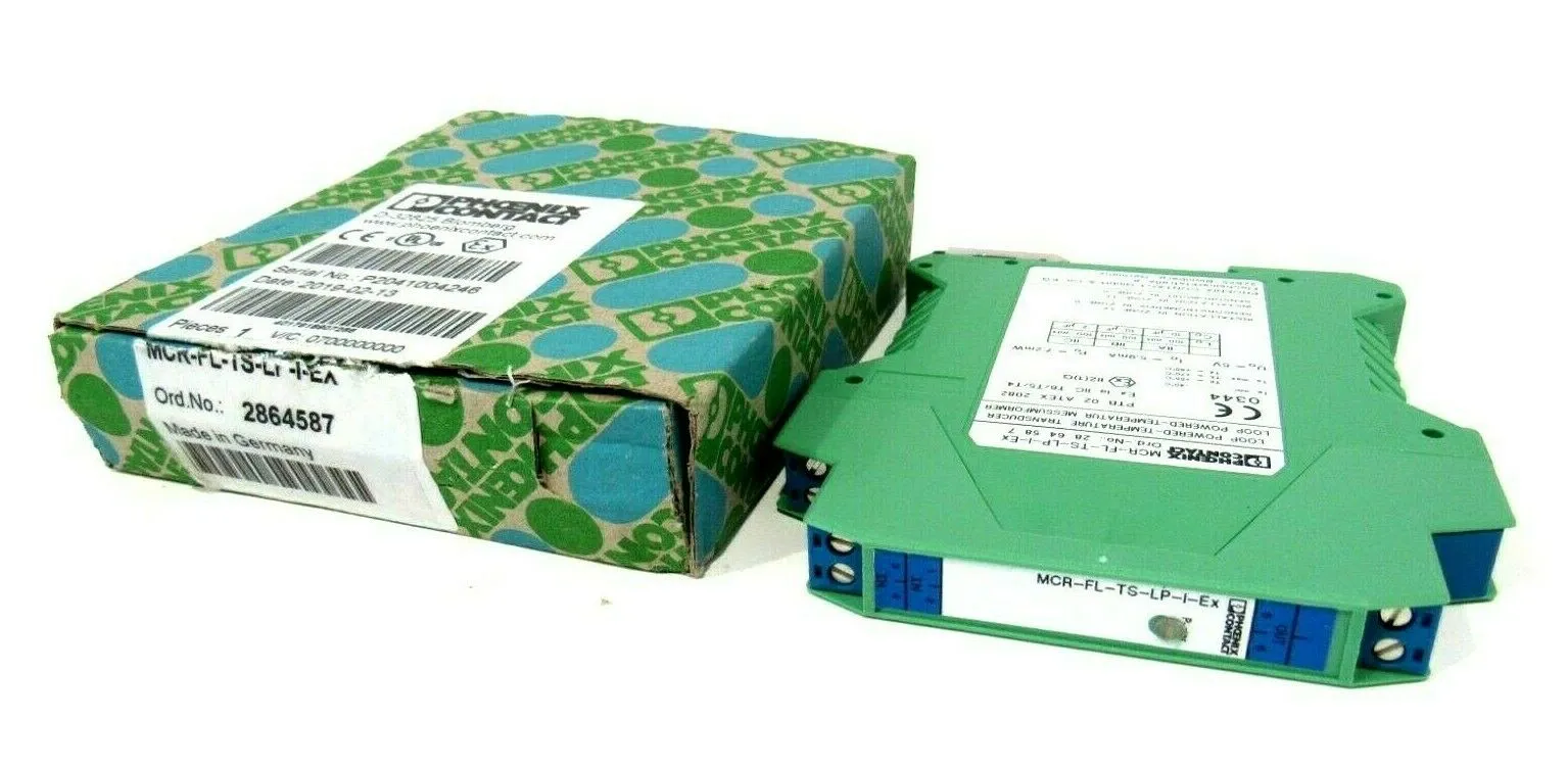 NEW PHOENIX CONTACT MCR-FL-TS-LP-I-EX TEMPERATURE TRANSDUCER MCRFLTSLPIEX