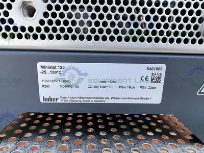 USED HUBER MINISTAT 125 REFRIGERATED /HEATED CIRCULATING BATH -25 TO 150°C
