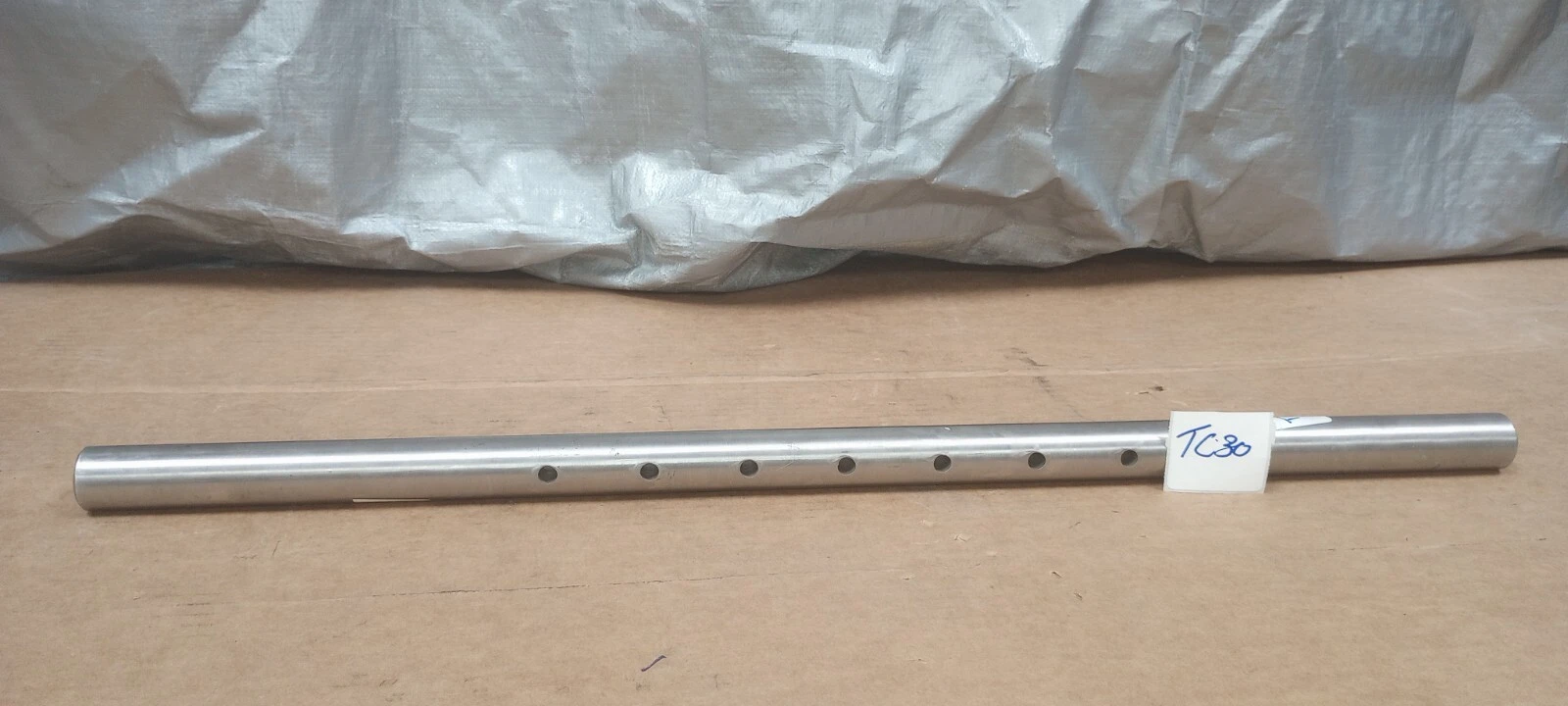 30.50.01 1 304  SHAFT 304 SS SINGLE KEYED 14"