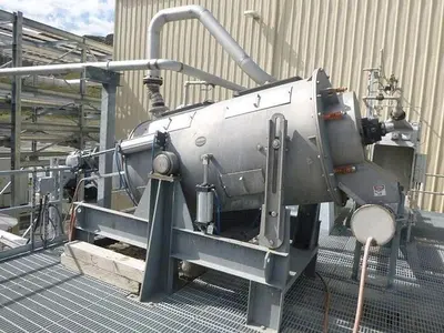 VINCENT MODEL EF-30 INCLINE SLUDGE SCREW PRESS S/S SN 17590-8 MANUFACTURED 2019