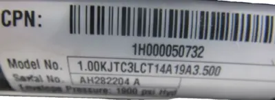 NEW PARKER 1H000050732 CYLINDER 1.00KJTC3LCT14A19A3.500