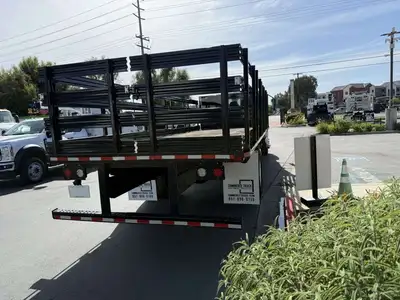 Used 2020 INTL MV Flatbed Trucks California US | Commerce Truck Equipment Sales #1548699