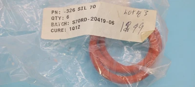Seals & Gaskets Silicon 70 O-Ring 326 SIL 70 (LOT OF 3)