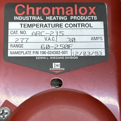 NEW Chromalox 278213