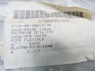 MEGGITT AEROSPACE 4710001067420 Flexible Pipe F402 Rolls-Royce Pegasus