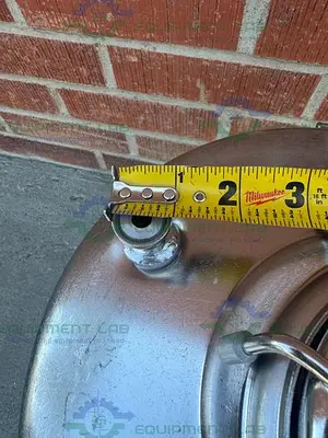 USED ALLOY PRODUCTS 45 LITER STAINLESS STEEL PRESSURE VESSEL 130 PSI
