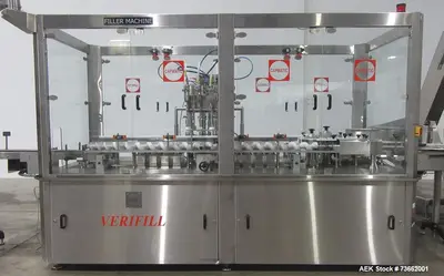 Used CAPMATIC VERIFILL Liquid & Paste Complete Packaging Lines Illinois US | Aaron Equipment #1130451