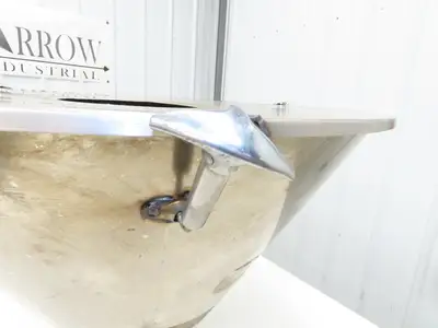 Stainless Vacuum Receiver Loader 30" Cone Hopper 26 Gal Injection Molding