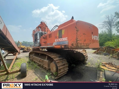 Used 1995 HITACHI EX700BE Crawler Excavators Pennsylvania US | Proxy Equipment #1377850