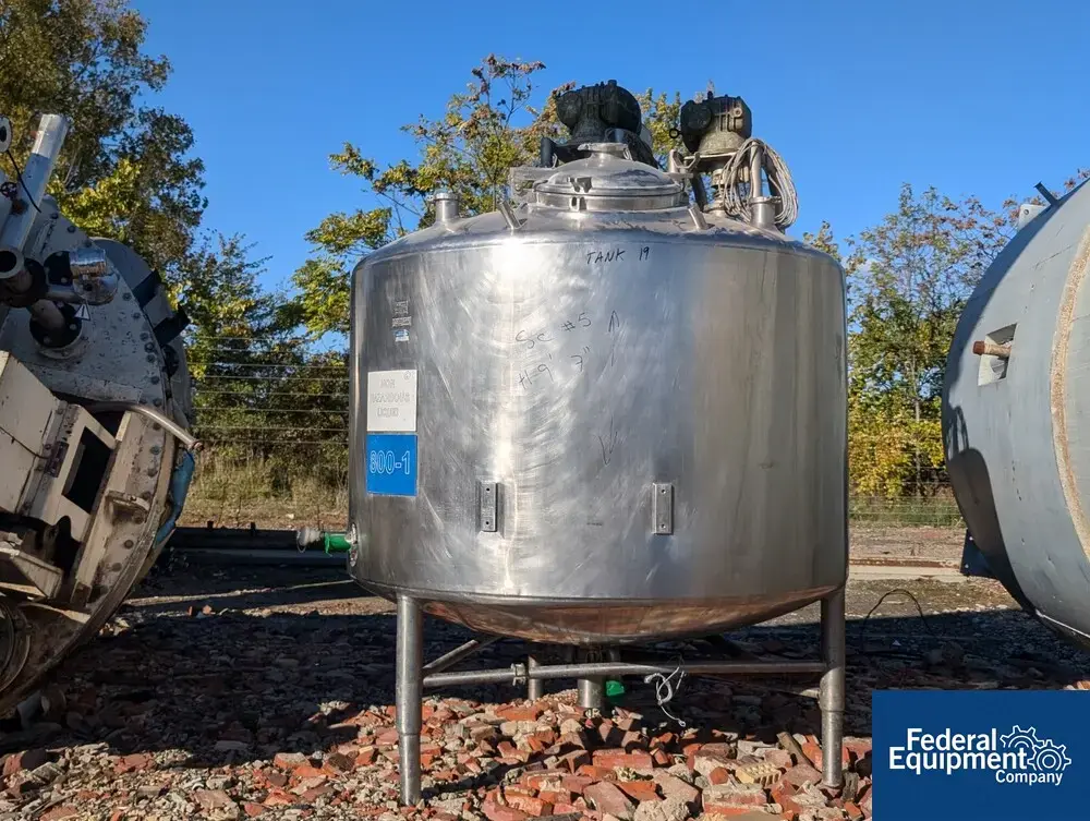 USED DCI 800 Gal DCI Twin Motion Kettle, 316 S/S, 60#