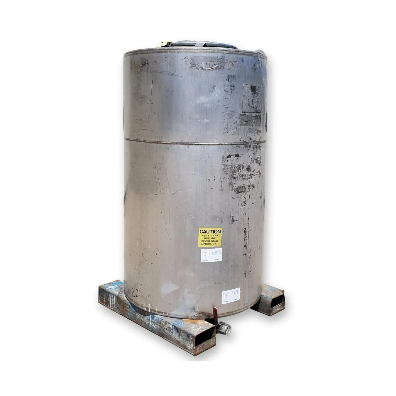 Used 475 Gallon Tote Products Stainless Steel Portable Tank