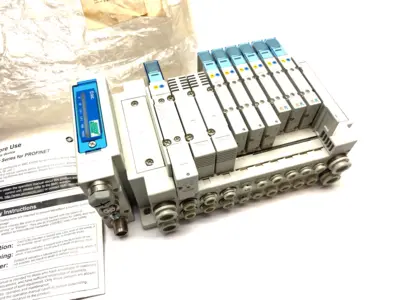 USED SMC PNEUMATIC MANIFOLD TERMINAL ASSEMBLY