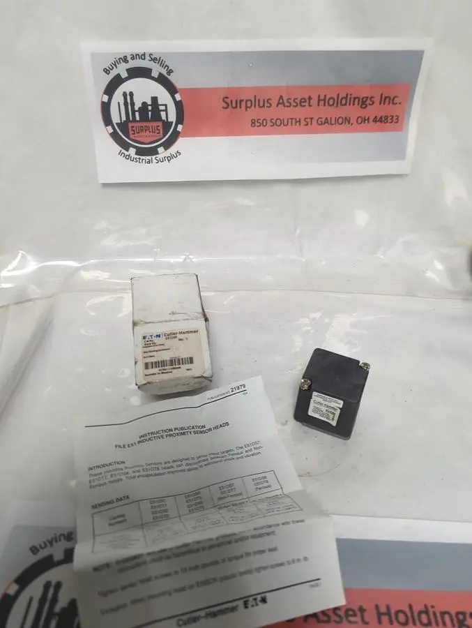 New | in-Stock CUTLER-HAMMER E51DS5 Proximity Sensors Ohio US | Surplus Asset Holdings #1487290