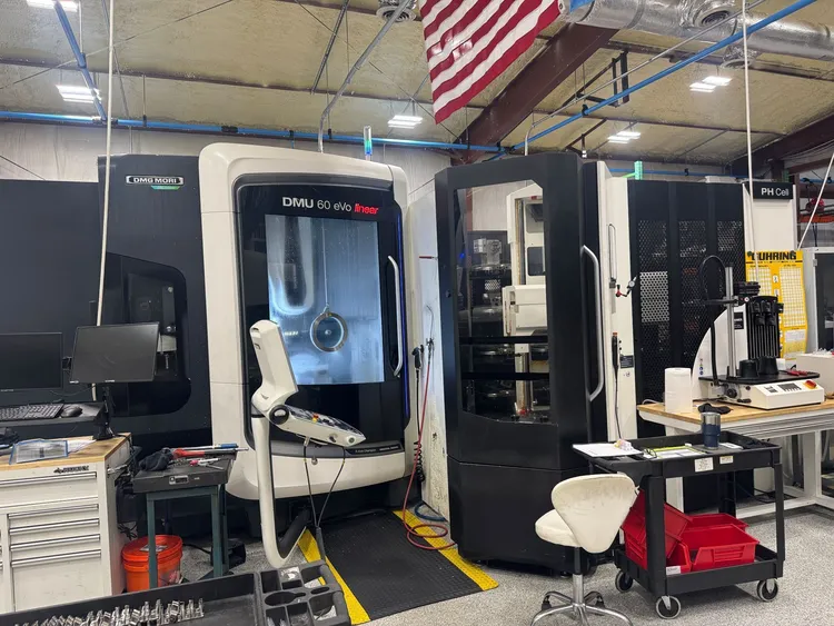 Used 2022 DMG MORI DMU60 EVO FD Vertical Machining Centers (5-Axis or More) California US | Machinery Resources International #1045509
