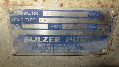 USED Sulzer / Bingham MSD-D
