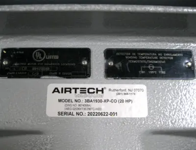 NEW Airtech 3BA1930-XP-CO
