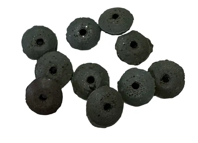 Cratex 3/8" x 3/32" x 1/16" Rubberized Tapered Wheel, Coarse, 20 Pack