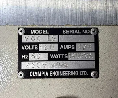 Used OLYMPIA V60 LS Vertical Boring Mills (incld VTL) California US | MachineStation #1253304