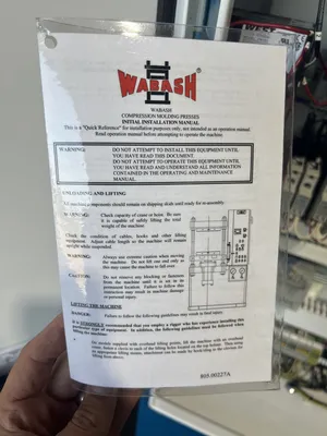 USED 2014 WABASH WABASH G100H-15-X PRESS