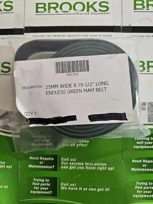 Endless Green MAM Belt 25mm W x 79 1/2" L