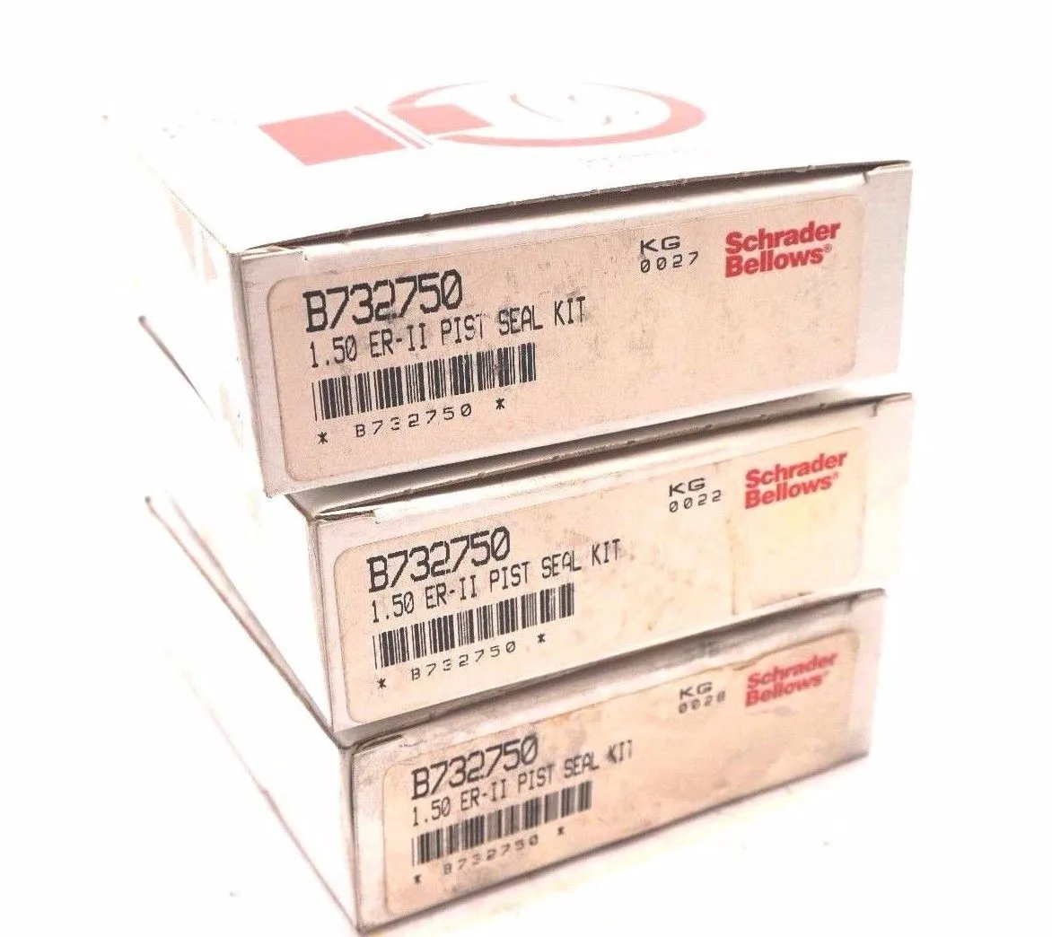 3 NEW SCHRADER BELLOWS B732750 PISTON SEAL KIT