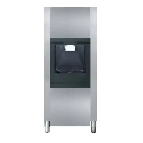ITV Ice Makers Floor Model Water & Cube Ice Dispenser - 128 lb Storage, Bucket Fill, 115v (DHD130-22W)