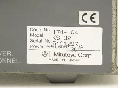 Mitutoyo KS-32 Digital Counter 2-Axis Display for Profile Projector 174-104