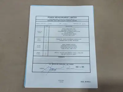 NEW POWER MEASUREMENT LTD 3750 PDC