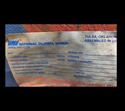 NEW NATIONAL OILWELL VARCO "NOV" 350Q-5 QUINTUPLEX PUMP