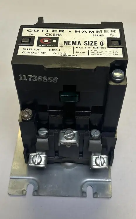 Used CUTLER-HAMMER C10B-1 PLC Contactors Ohio US | Surplus Asset Holdings #1243686