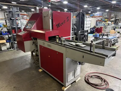 USED 2007 MULLER MARTINI MERIT-S THREE KNIFE TRIMMER