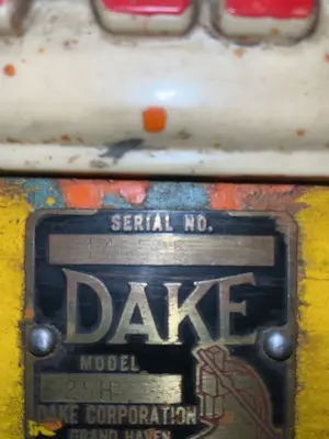 Used DAKE 25H H-Frame Presses Ohio US | HGR 24 #1518166