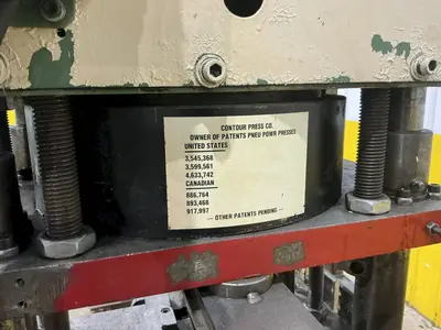 12 TON PNEUPOWR AIRAM MODEL #4P12 PNEUMATIC PRESS 3” STROKE: YOBRO #24856