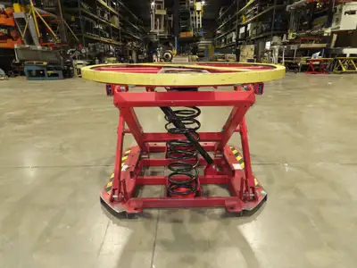 Southworth 4ZC16 Pallet Pal Positioner Spring Level Loader Turntable 4500Lb 28"H