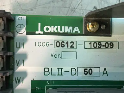 Used OKUMA 1006061210909 / BLIID50A Servo Drives Ohio US | HGR 24 #1406134