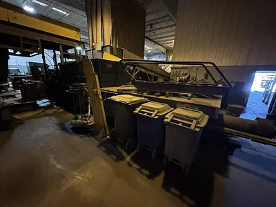 USED HARRIS HRB-8/NF TWO-RAM BALER