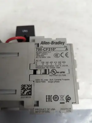 Used ALLEN-BRADLEY 700-CF310 Miscellaneous Equipment (Electrical & Power) | Surplus Asset Holdings #1195186